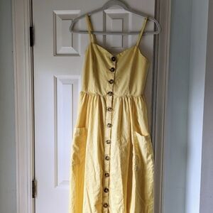 Urban Outfitters Yellow Dress Size L